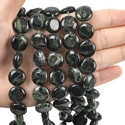Natural Kambaba Jasper Beads Strands G-L648-B12-15mm-1