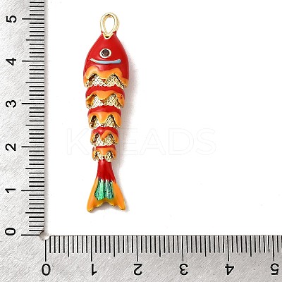 Rack Plating Brass Pendants KK-A268-05G-C04-1