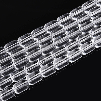 Transparent Glass Beads Strands GLAA-T028-14T-05-1