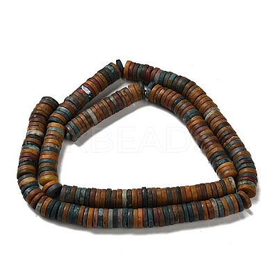 Natural Ocean Jasper Beads Strands G-P575-B47-6x1mm-1