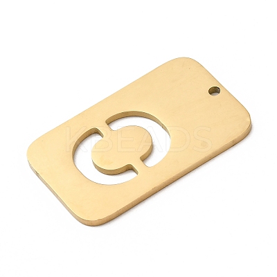 304 Stainless Steel Pendants STAS-D200-01O-G-1