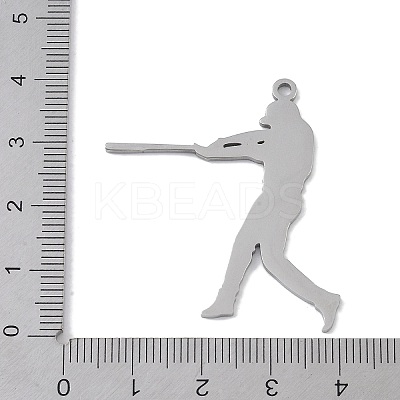 Non-Tarnish 304 Stainless Steel Pendants STAS-B062-01A-P-1
