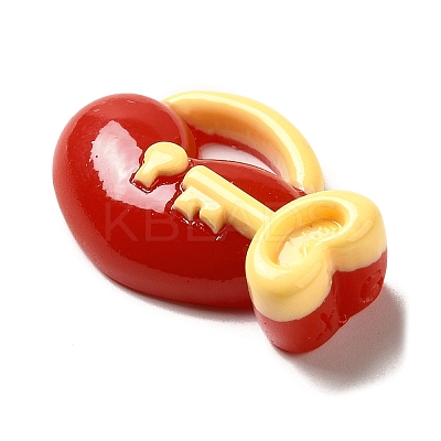 Valentine's Day Theme Opaque Resin Decoden Cabochons LS-RESI-G092-01B-1