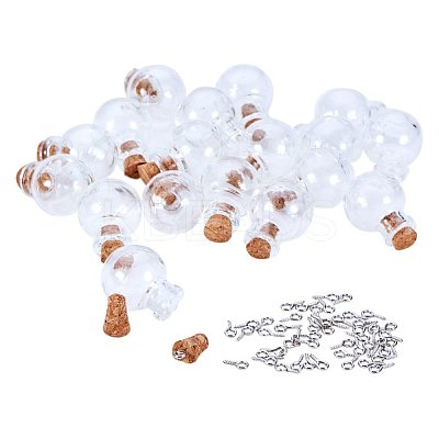 Glass Jar Glass Bottles AJEW-PH0015-03-1