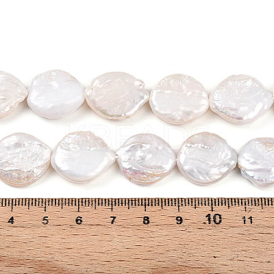 Natural Nucleate Keshi Pearl Beads Strands PEAR-S018-03I-1