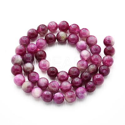 Natural Quartz Beads Strands G-N355-8mm-14-1