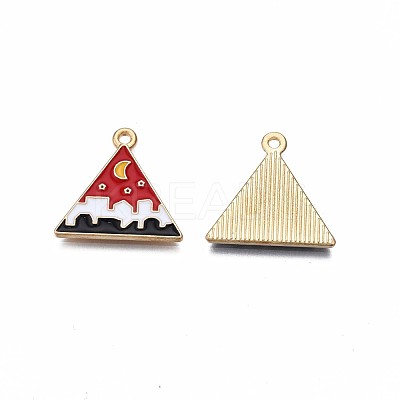 Alloy Enamel Pendants ENAM-S121-170A-RS-1
