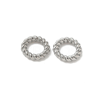 304 Stainless Steel Twisted Ring Linking Rings STAS-L300-005B-P-1