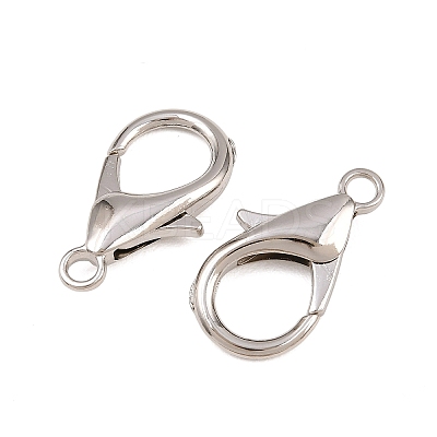 304 Stainless Steel Lobster Claw Clasps STAS-B121-02P-06-1