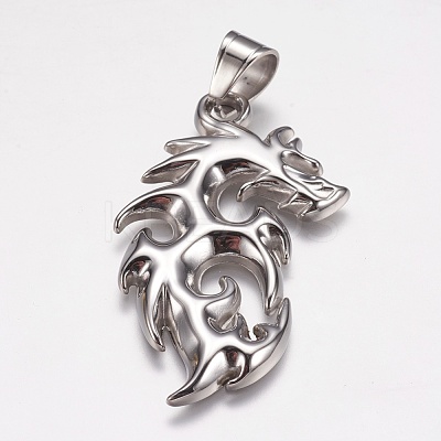 Tarnish Resistant 304 Stainless Steel Big Pendants STAS-K171-21P-1