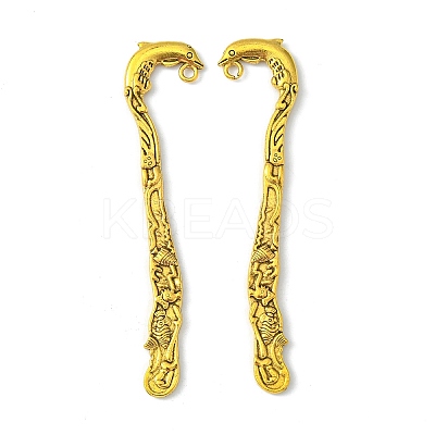 Zinc Alloy Bookmarks PALLOY-16-AG-LF-1