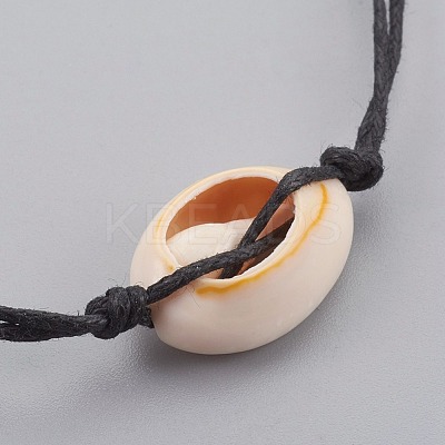 Adjustable Cowrie Shell Anklets AJEW-AN00242-1