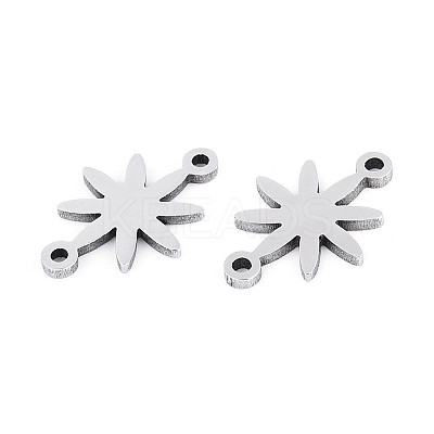 304 Stainless Steel Connector Charms STAS-P433-04P-1