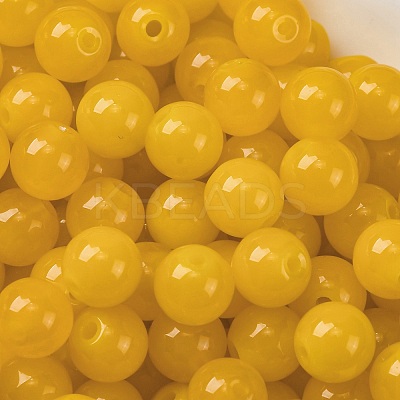Imitation Jade Glass Seed Beads SEED-Z004-J8MM-02-1