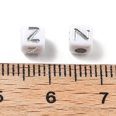Opaque Acrylic Beads OACR-D282-06Z-1