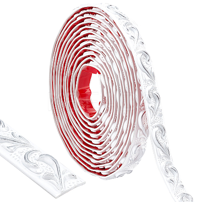 1 Roll PVC Self-Adhesive Flexible Molding Trim FIND-CP0002-10C-1