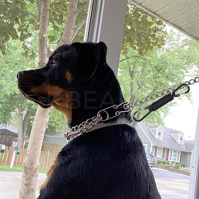 4Pcs 4 Colors Polyester Cord Braided Dog Harness Collar Leash Connector AJEW-GO0001-38-1