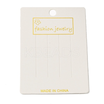 Gold Stamping Cardboard Hair Clip Display Cards CDIS-M005-15-1