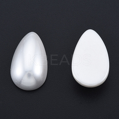 ABS Plastic Imitation Pearl Cabochons KY-N015-28-1