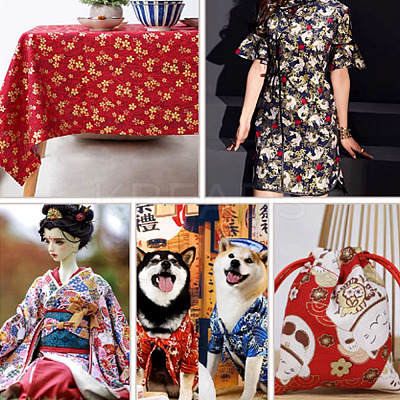 Cotton Fabric DIY-WH0671-216D-02-1