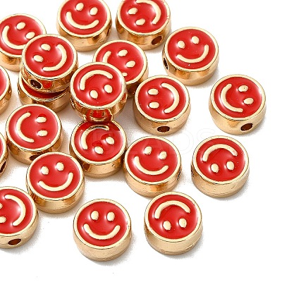 20Pcs Alloy Enamel Beads FIND-YW0009-18E-1