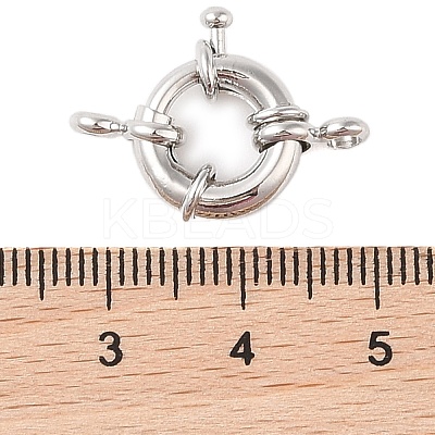 Rack Plating Brass Spring Ring Clasps KK-S384-23P-01-1