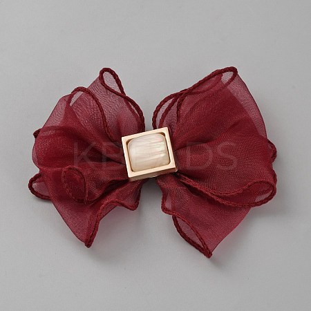 Polyester Gauze Shoe Decorations FIND-WH0126-593A-1