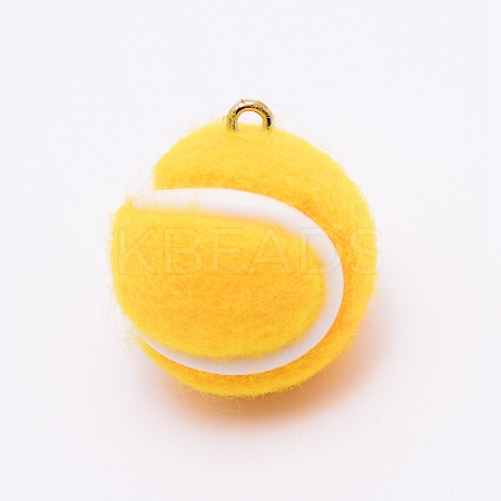 Cloth Fabric Pendants X-FIND-TAC0006-27B-1