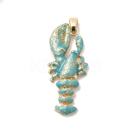 Brass Enamel Pendants KK-A277-03G-03-1