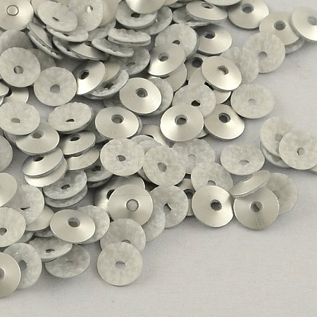 Cone Shape Plastic Paillette Beads X-PVC-R002-4mm-HF3201-1