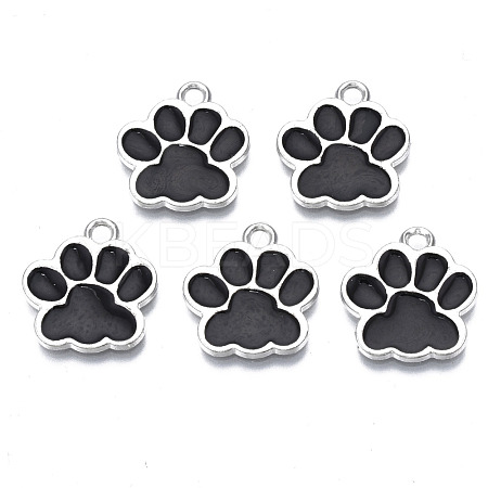 Alloy Enamel Pendants ENAM-T016-22P-C-RS-1
