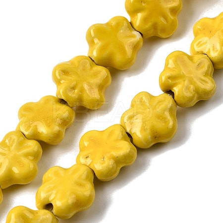 Handmade Porcelain Beads Srands PORC-K010-03D-1