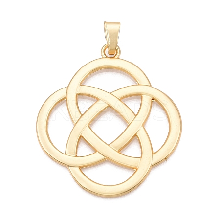 Rack Plating Alloy Big Pendants PALLOY-T090-32G-1