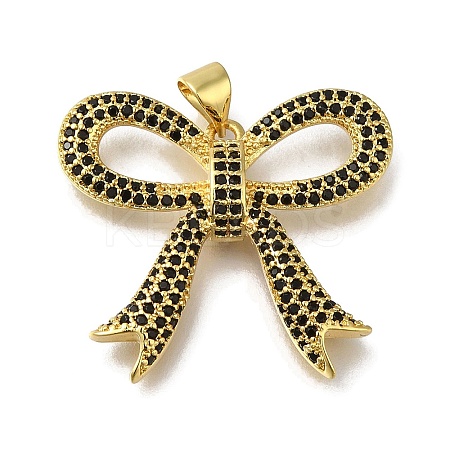 Rack Plating Brass Micro Pave Cubic Zirconia Charms KK-G500-14C-G-1