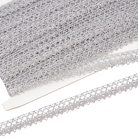 Filigree Corrugated Lace Ribbon OCOR-WH0080-66B-01-1
