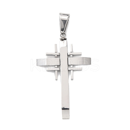 304 Stainless Steel Big Pendants STAS-G377-01P-1
