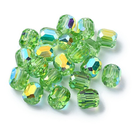 AB Color Plated Glass Beads GLAA-F108-12B-09-1