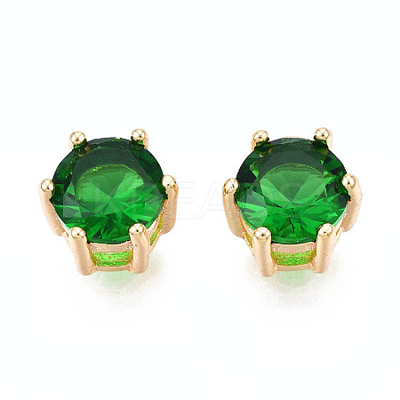 Brass Inlaid Cubic Zirconia Charms KK-N216-346C-1