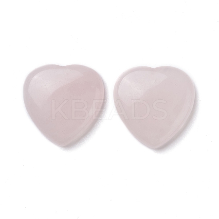 Natural Rose Quartz Cabochons G-P021-14-1