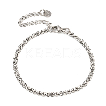 304 Stainless Steel Link Chain Bracelets for Women BJEW-S153-19P-1