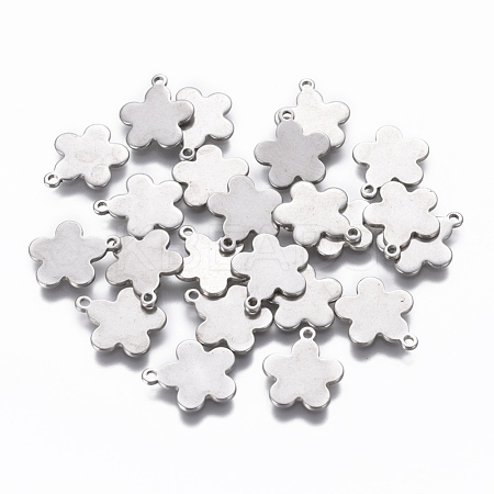 Non-Tarnish 201 Stainless Steel Charms X-STAS-L234-097P-1