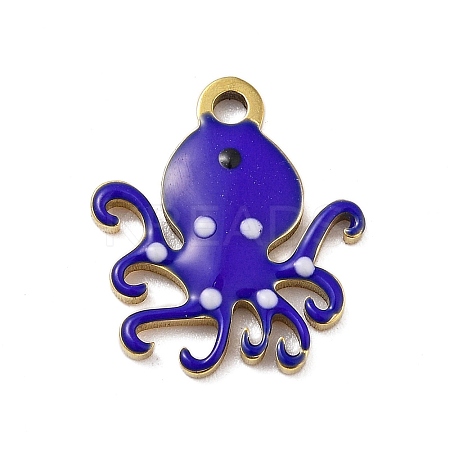 Ion Plating(IP) 201 Stainless Steel Charms STAS-A101-01B-05G-1