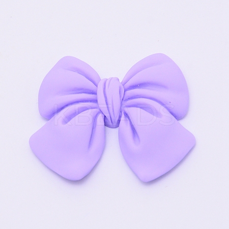 Resin Frosted Cabochons CRES-WH0003-01C-05-1