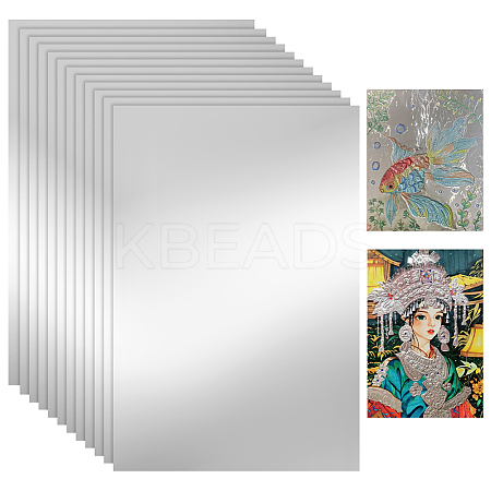 50 Sheets Tinfoil Paper Sheets for Craft Engraving DIY-PH0031-10A-1