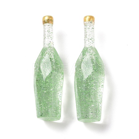 Dummy Bottle Transparent Resin Cabochon LS-RESI-E025-03B-1