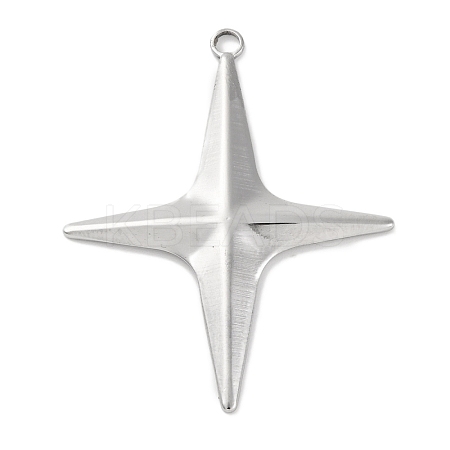 Anti-Tarnish 304 Stainless Steel Pendants STAS-D194-07P-1