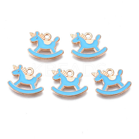 Alloy Enamel Pendants ENAM-S115-040C-1