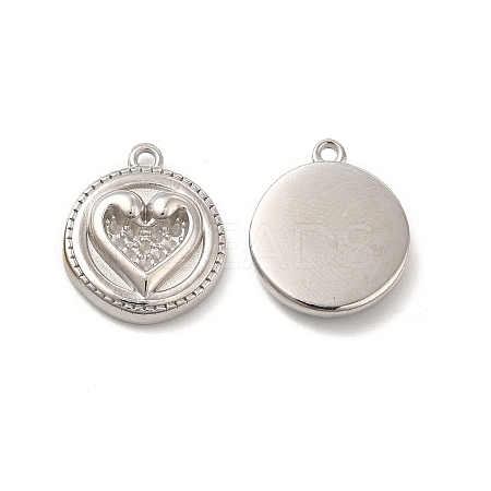 Tarnish Resistant 304 Stainless Steel Pendant Rhinestone Settings STAS-F284-29P-1