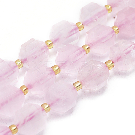 Natural Rose Quartz Beads Strands G-K303-A03-10mm-1