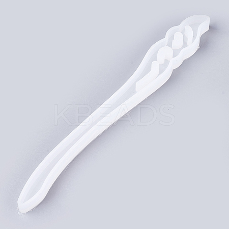 Hairpin DIY Silicone Molds DIY-WH0072-19-1